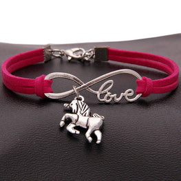 Infinite Love Horse Bracelet