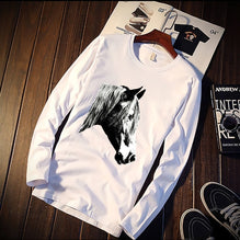 Horse Face Long Sleeve Unisex T Shirt