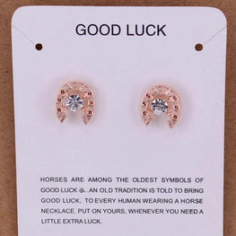 Good Luck Hoof Earrings